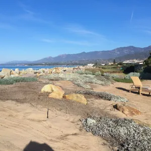 Touring gardens with Isabelle Greene, Sand Point Road, Carpenteria