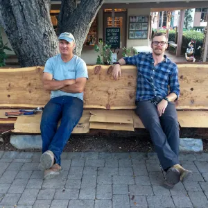 Katherine Muller bench, Tony Lee, Tim Kershaw