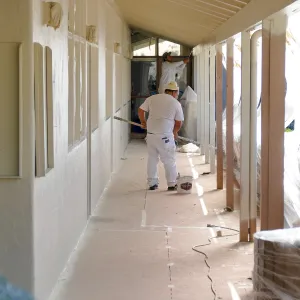 North Wing repainting