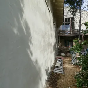 Old Herbarium, now Education Center, repainting