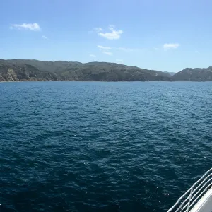 Santa Cruz Island Trip, from the boat