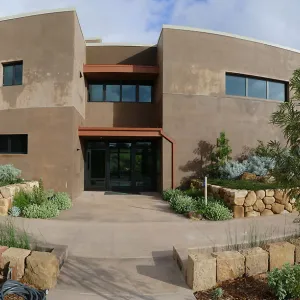 Pritzlaff Conservation Center, panorama of west face