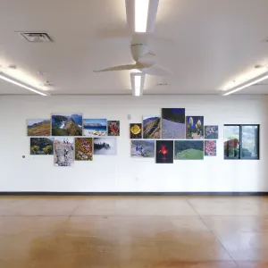 Pritzlaff Conservation Center Exhibit Room, Bob Haller Plants of California Photography Exhibit, east wall