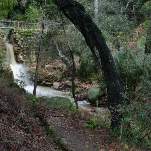 Mission Dam waterfall