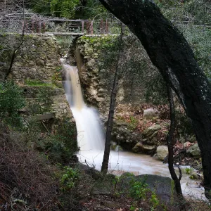 Mission Dam waterfall
