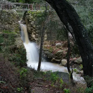 Mission Dam waterfall
