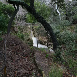 Mission Dam waterfall