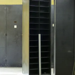 Old herbarium cabinets after collection was moved to the Pritzlaff Conservation Center