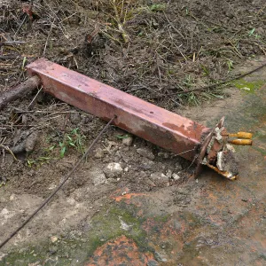 Mission Dam railing damaged in the February 17 2017 rainstorm