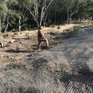 Getting ready for soil stock pile at Hansen archeological site
