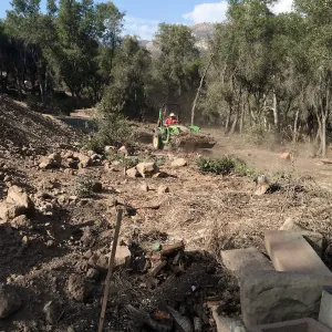 Getting ready for soil stock pile