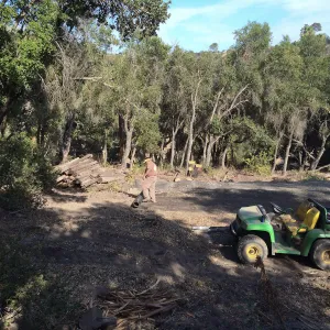Preparing Hansen Archeological site for soil stockpile