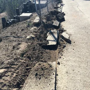 Driveway during Pritzlaff Conservation Center construction.