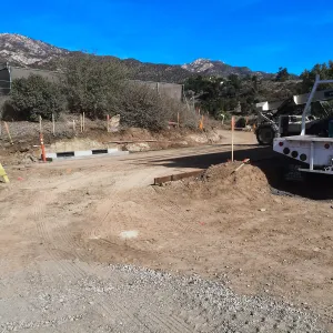 Construction of Pritzlaff Conservation Center driveway