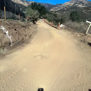 Construction of Pritzlaff Conservation Center, driveway to upper parking lot