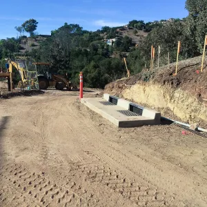 Construction of Pritzlaff Conservation Center, driveway