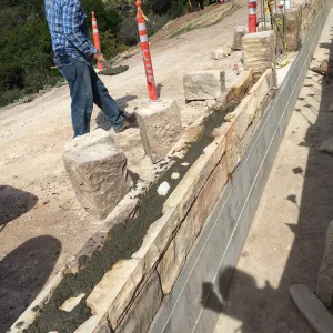 Construction of the rill at the Pritzlaff Conservation Center