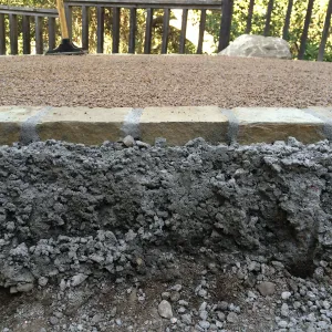 New Eco-Pave path around Cottage and Water Wise Home Garden