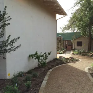 First plantings at Water Wise Home Garden