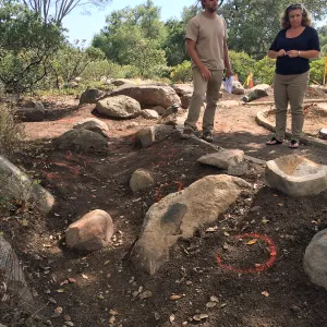 Chris Arntz and Kim True at Water Wise Home Garden