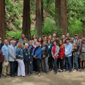 Staff portrait in the Redwood Section (Coast Redwood)