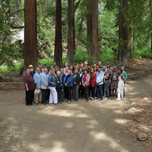 Staff portrait in the Redwood Section (Coast Redwood)