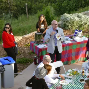 Members Picnic 2017, Steve Windhager addressing attendees