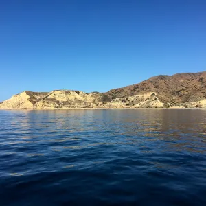 Santa Rosa Island Trip, Santa Cruz Island from boat