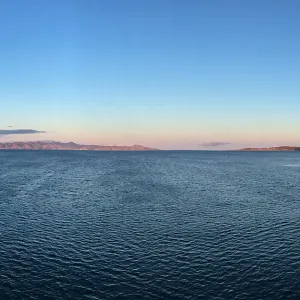 Santa Rosa Island Trip, Looking out to Santa Cruz Island at sunset