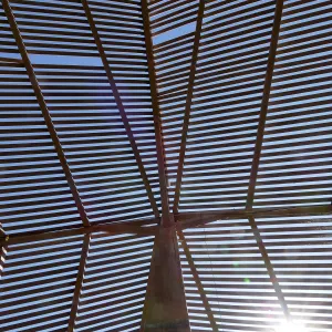 Garden Growers Lath House before start of repairs