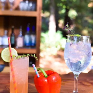 Garden to Table Dinner in the Redwoods 2017, event special drinks