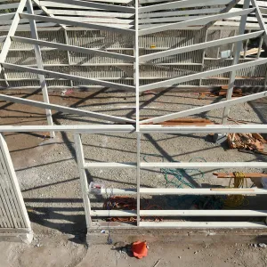 Garden Growers Lath House during repairs, looking north