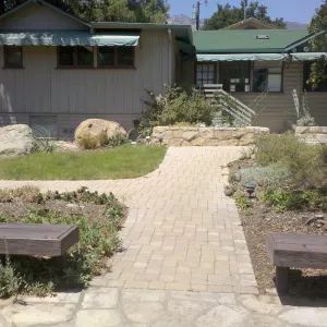 South side of Cottage, Home Demonstration Garden