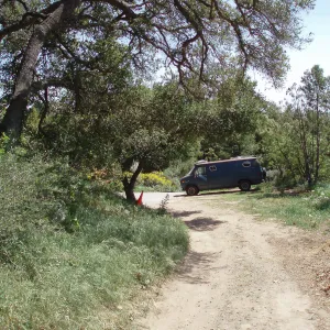 Service road between Gane House and Hansen site