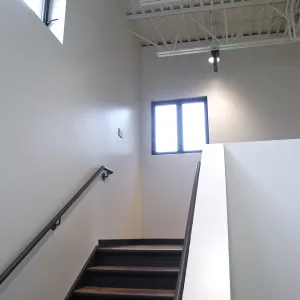 Pritzlaff Conservation Center construction, upper stairwell