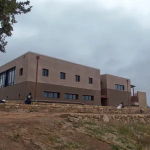 Pritzlaff Conservation Center construction, Exterior looking southeast
