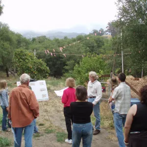 Story poles at Hansen Site, Vital Mission Plan