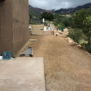 East side of Pritzlaff Conservation Center during construction