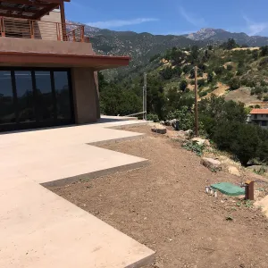 South side patio Pritzlaff Conservation Center Construction