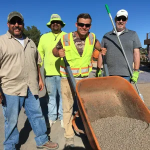 Midwest Industries installing Eco-PaveÂ® path at the Island View Garden