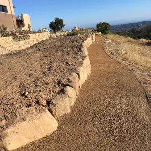 Installation of Eco-PaveÂ® path at the Island View Garden