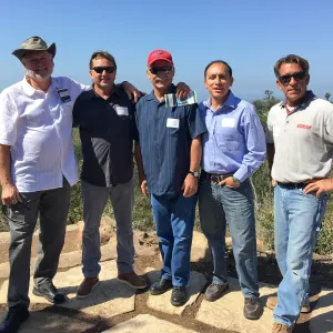 Pritzlaff Conservation Center ribbon cutting. Doug Singeltarry, Mike Jacobson, Paul Wieckowski, Fernando Orta, Trini Chavoya 