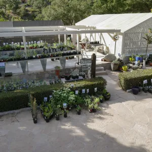 New shade structure at Garden Growers Nursery