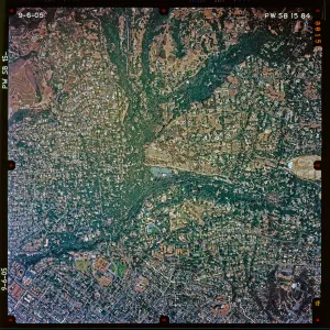 Aerial photograph of SBBG and vicinity
