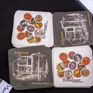 2018 Santa Barbara Beer Garden Event, Brewhouse coasters