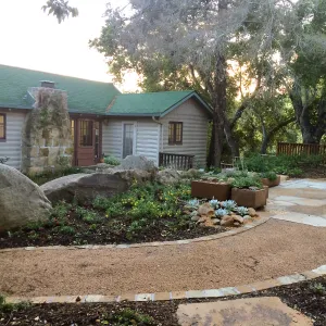 Water Wise Home Garden shortly after planting