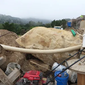 Conservation Center construction waste
