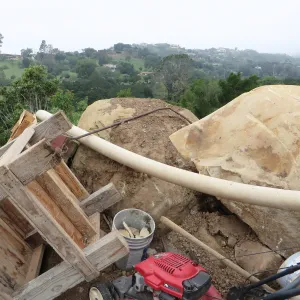 Conservation Center construction waste