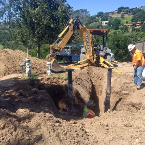 Backflow Preventer installation at the Pritzlaff Conservation Center