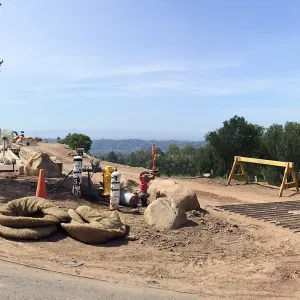 Construction at the Conservation Center